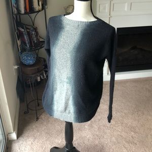 Black and grey sweater